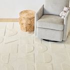 Textured Shapes Wool Rug