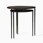 Colin King Bronze-Finished Nesting Side Tables (15.5"&ndash;19")