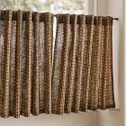 Pierce &amp; Ward Blooming Vine Stripe Curtain