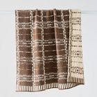 Textured Plaid Throw