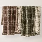 Textured Plaid Throw