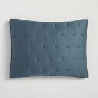 Open Box: Silky TENCEL™ Crescent Stitch Sham, Standard - Stormy Blue