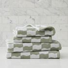 Wavy Blocks Towels