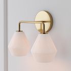 Sculptural 2-Light Geo Sconce (6")