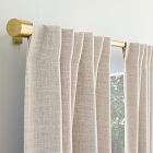 Open Box: Crossweave Blackout Curtain Panel (48"W x 96"L) - Rosette