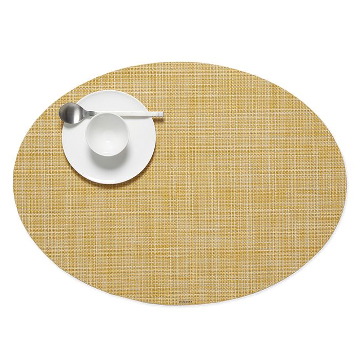 Chilewich Mini Basketweave Oval Placemats | West Elm