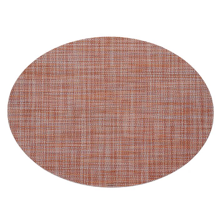 Chilewich Mini Basketweave Oval Placemats | West Elm