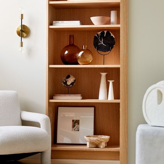 Petrified Wood Object on Stand by West Elm
