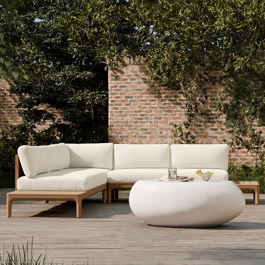 Catalina Outdoor 3-Piece L-Shaped Sectional | West Elm