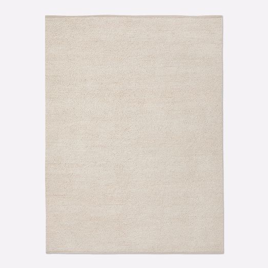 Mini Pebble Wool Jute Rug by West Elm
