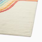 Rainbow Track Washable Wool Rug