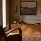 Pierce &amp; Ward Burl Wood Media Console (80")