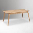 Curved Splayed Leg Extendable Dining Table (63" &ndash; 83")