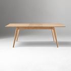 Curved Splayed Leg Extendable Dining Table (63" &ndash; 83")