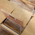 Curved Splayed Leg Extendable Dining Table (63" &ndash; 83")