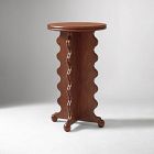 Pierce &amp; Ward Scalloped Drink Table (12")
