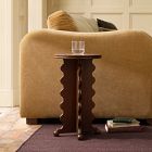Pierce &amp; Ward Scalloped Drink Table (12")