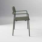 Powell Leather Dining Arm Chair