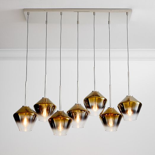 Sculptural 7-Light Geo Chandelier (41.5"-47") by West Elm