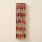 Small Glass Marquise Ornaments (Set of 25) - Red