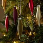 Small Glass Marquise Ornaments (Set of 25) - Neutral