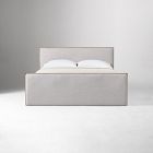 Schaefer Wood Trim High Footboard Bed