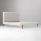Emmett Channeled Bed - Metal Legs