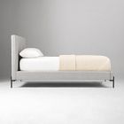 Emmett Channeled Bed - Metal Legs
