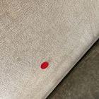 Open Box: Loring Sectional, Left-Arm 2 Seater Sofa Bench - Performance Distressed Velvet Sand