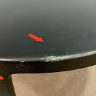 Open Box: Elwell Coffee Table (24"D x 13"H) - Metal Top, Vintage Bronze