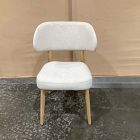 Open Box: Hyde Dining Chair - Performance Marled Basketweave Alabaster, Blonde