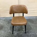 Open Box: Hyde Dining Chair - Saddle Leather Nut, Smoked Oak