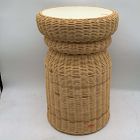 Open Box: Joseph Altuzarra Woven Side Table (14") - Natural