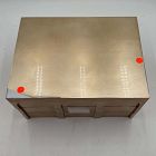 Open Box: Modern Shaped Jewelry Box, Grand (7.5") - Champagne