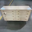 Open Box: Modernist Wood + Lacquer 8-Drawer Dresser (58") - Flax, Winter Wood