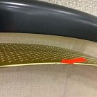 Open Box: Perforated Single LED Chandelier (35") - Bronze, Brass