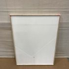 Open Box: Textured Plaster Wall Art 1, (30"W x 40"H) - White