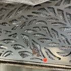 Open Box: Veradek Privacy Screen, Flowleaf (45"W x 76"H) - Rust