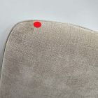 Open Box: Bennie Dining Chair - Performance Chenille Crossweave Sand, Textured Antique Bronze