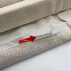 Open Box: Crossweave Cordless Roman Shade (36"W x 64"L) - Natural Canvas