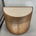 Open Box: Farragut Solid Wood Marble Nightstand (30"W x 24"H)