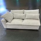 Open Box: Harmony Modular Left-Arm 2 Seater Sofa - Performance Distressed Velvet Sand