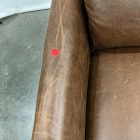 Open Box: Harvey Leather Chair - Weston Leather Molasses, Black