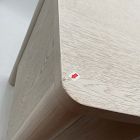 Open Box: Scalloped Nightstand (20") - Soft Chalk, Antique Bronze