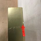 Open Box: Thin Metal Fireplace Screen (38" x 32") - Antique Brass