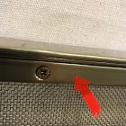 Open Box: Thin Metal Fireplace Screen (38" x 32") - Antique Brass