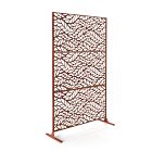 Open Box: Veradek Privacy Screen, Flowleaf (45"W x 76"H) - Rust