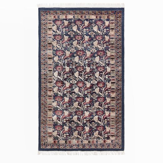 Della Reversible Heirloom Floral Rug by West Elm