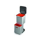 Joseph &amp; Joseph Totem Compact Waste &amp; Recycling Bin (10.6 Gallon)