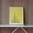 Molly M Framed Wall Print - Daffodil